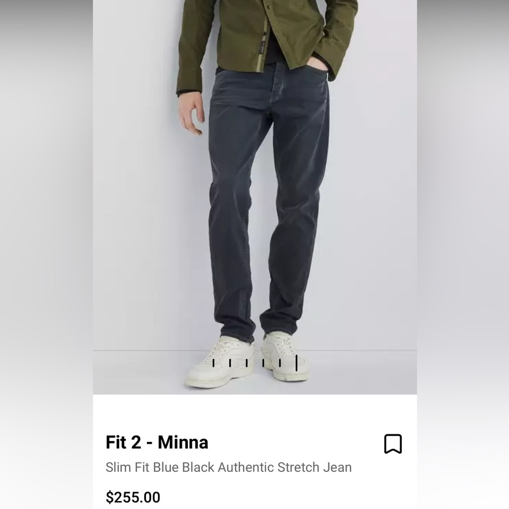 NWT - RAG & BONE Fit 2 - Minna
Slim Fit Blue Black
